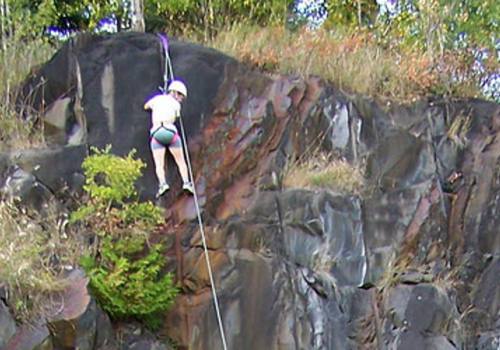 Rock climbing